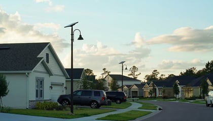 Solar LED Street Lights For Land Developers